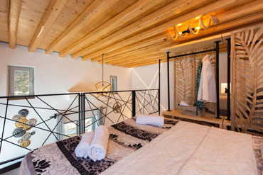 The master bedroom of Sunset coast house Stone