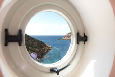 Window with sea view
