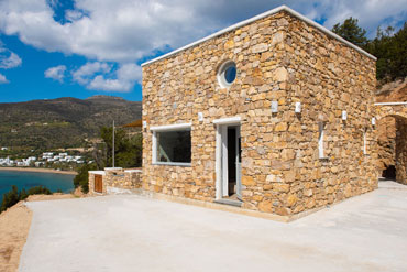 Sunset coast house Stone in Vathy, Sifnos